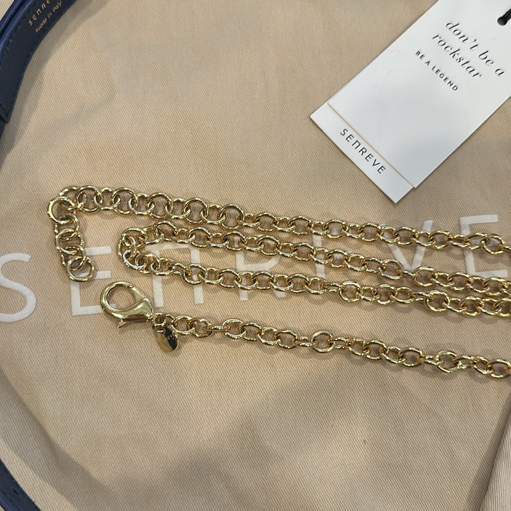 Senreve Navy Blue Crossbody Belt Bag - Picture 12 of 16